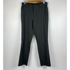 Apt. 9 Slim Fit Dark Gray Dress Pants Mens 32x32 Professional Career Office